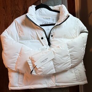 Calvin Klein Snowy White Puffer Jacket